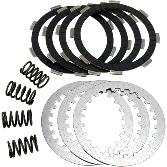 Kit disques d'embrayage garnis + disques lisses + ressorts EBC - DRCF Carbon Fiber - HONDA