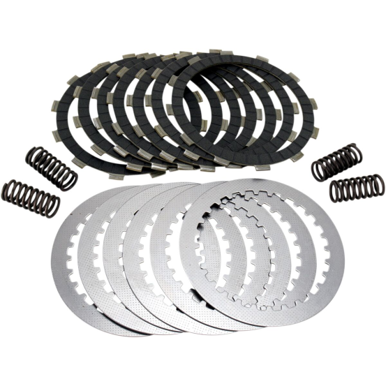 Kit disques d'embrayage garnis + disques lisses + ressorts EBC - DRCF Carbon Fiber - HONDA