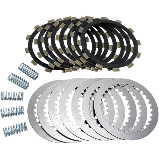 Kit disques d'embrayage garnis + disques lisses + ressorts EBC - DRCF Carbon Fiber - YAMAHA