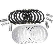 Kit disques d'embrayage garnis + disques lisses + ressorts EBC - DRCF Carbon Fiber - SUZUKI