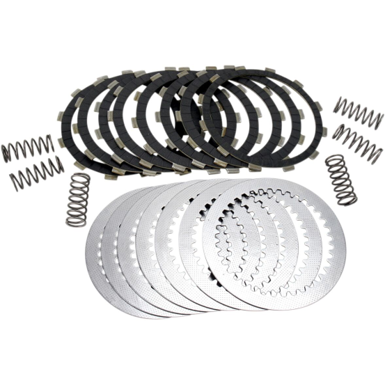 Kit disques d'embrayage garnis + disques lisses + ressorts EBC - DRCF Carbon Fiber - SUZUKI