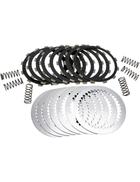 Kit disques d'embrayage garnis + disques lisses + ressorts EBC - DRCF Carbon Fiber - SUZUKI