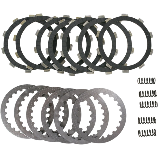Kit disques d'embrayage garnis + disques lisses + ressorts EBC - DRCF Carbon Fiber - YAMAHA