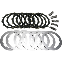 Kit disques d'embrayage garnis + disques lisses + ressorts EBC - DRCF Carbon Fiber - KAWASAKI - SUZUKI