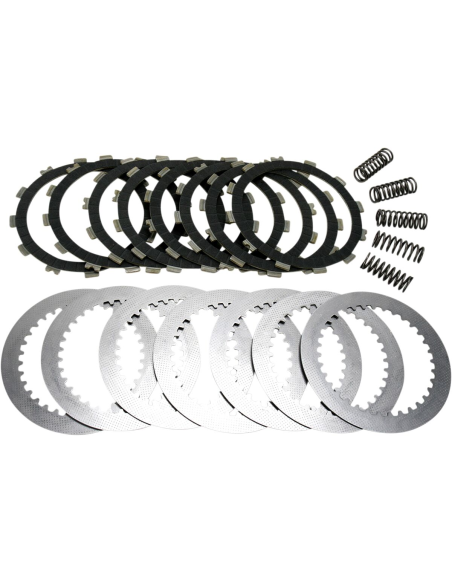 Kit disques d'embrayage garnis + disques lisses + ressorts EBC - DRCF Carbon Fiber - KAWASAKI - SUZUKI