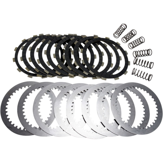 Kit disques d'embrayage garnis + disques lisses + ressorts EBC - DRCF Carbon Fiber - ARCTIC CAT - SUZUKI