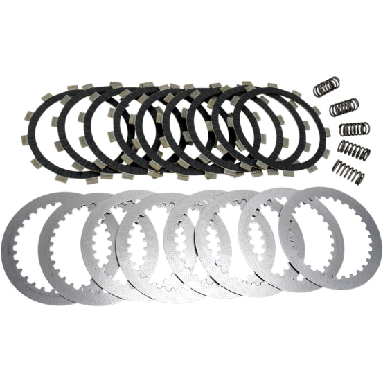 Kit disques d'embrayage garnis + disques lisses + ressorts EBC - DRCF Carbon Fiber - YAMAHA