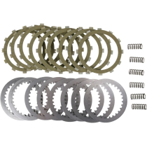 Kit disques d'embrayage garnis + disques lisses + ressorts EBC - SRK Aramid Fiber - YAMAHA