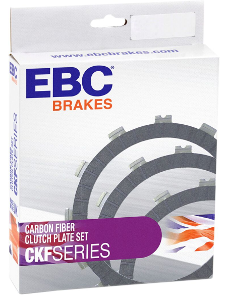 Disques d'embrayage garnis EBC - CKF Carbon Fiber - KAWASAKI - SUZUKI