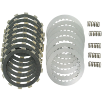 Kit disques d'embrayage garnis + disques lisses + ressorts EBC - DRCF Carbon Fiber - KTM