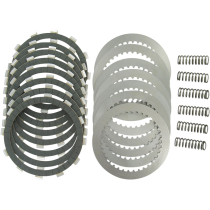 Kit disques d'embrayage garnis + disques lisses + ressorts EBC - DRCF Carbon Fiber - SUZUKI