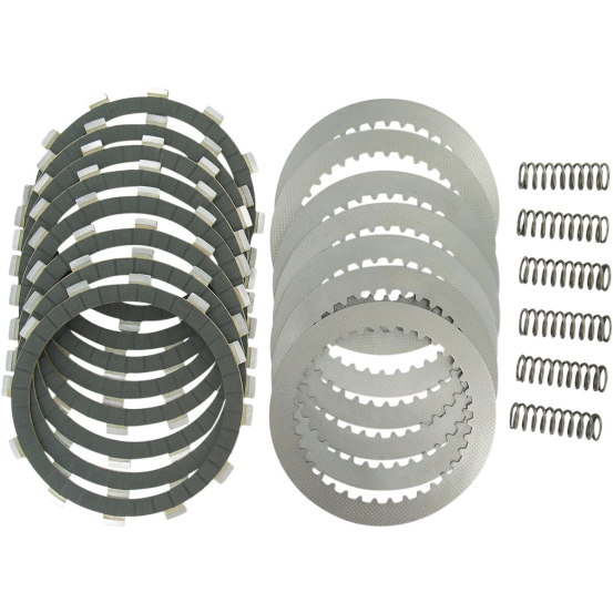 Kit disques d'embrayage garnis + disques lisses + ressorts EBC - DRCF Carbon Fiber - SUZUKI