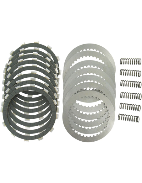 Kit disques d'embrayage garnis + disques lisses + ressorts EBC - DRCF Carbon Fiber - SUZUKI