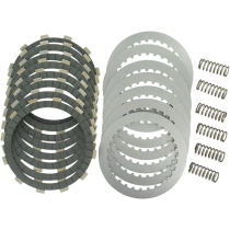 Kit disques d'embrayage garnis + disques lisses + ressorts EBC - DRCF Carbon Fiber - HONDA