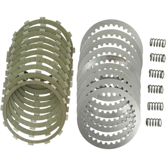 Kit disques d'embrayage garnis + disques lisses + ressorts EBC - SRK Aramid Fiber - KTM