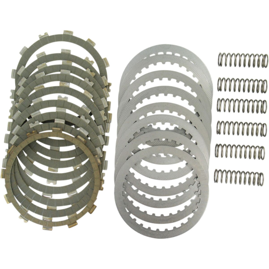 Kit disques d'embrayage garnis + disques lisses + ressorts EBC - SRK Aramid Fiber - SUZUKI