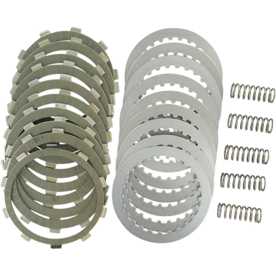 Kit disques d'embrayage garnis + disques lisses + ressorts EBC - SRK Aramid Fiber - SUZUKI