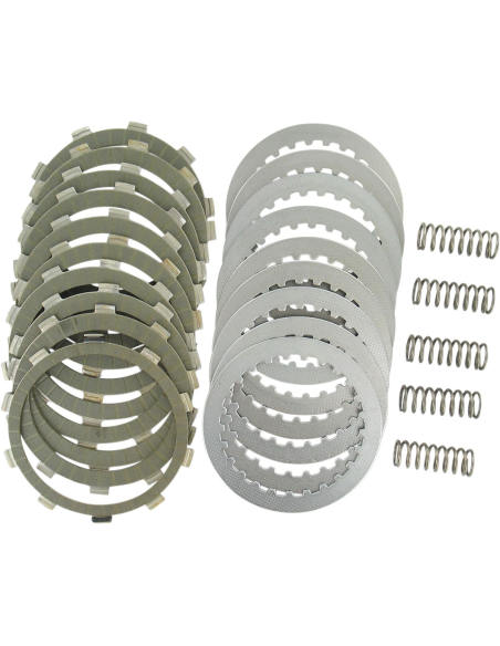 Kit disques d'embrayage garnis + disques lisses + ressorts EBC - SRK Aramid Fiber - SUZUKI