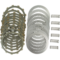 Kit disques d'embrayage garnis + disques lisses + ressorts EBC - SRK Aramid Fiber - APRILIA