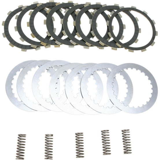 Kit disques d'embrayage garnis + disques lisses + ressorts EBC - DRCF Carbon Fiber - HONDA