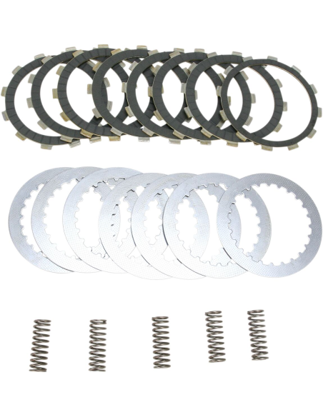Kit disques d'embrayage garnis + disques lisses + ressorts EBC - DRCF Carbon Fiber - HONDA
