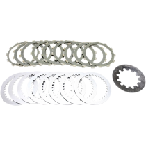 Kit disques d'embrayage garnis + disques lisses + ressorts EBC - SRK Aramid Fiber - YAMAHA