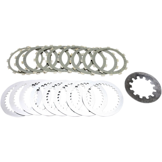 Kit disques d'embrayage garnis + disques lisses + ressorts EBC - SRK Aramid Fiber - YAMAHA