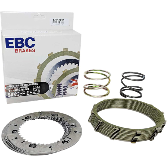 Kit disques d'embrayage garnis + disques lisses + ressorts EBC - SRK Aramid Fiber - HARLEY DAVIDSON