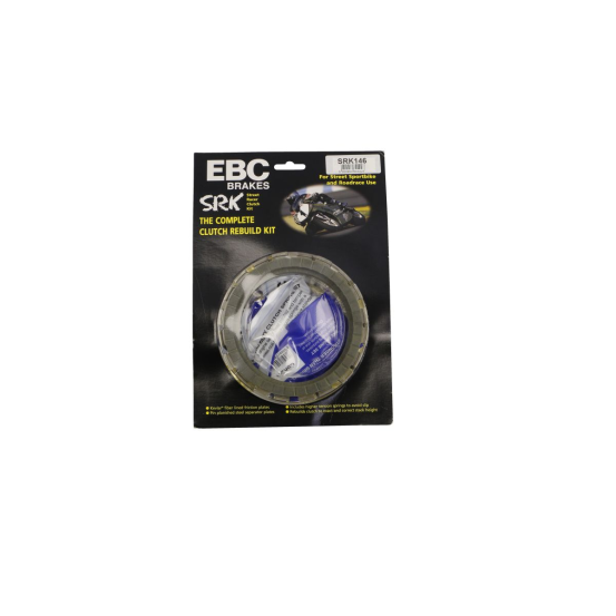 Kit disques d'embrayage garnis + disques lisses + ressorts EBC - SRK Aramid Fiber - TRIUMPH