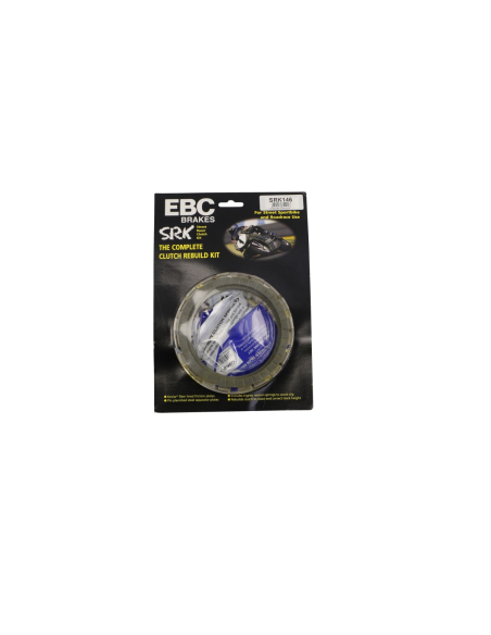 Kit disques d'embrayage garnis + disques lisses + ressorts EBC - SRK Aramid Fiber - TRIUMPH