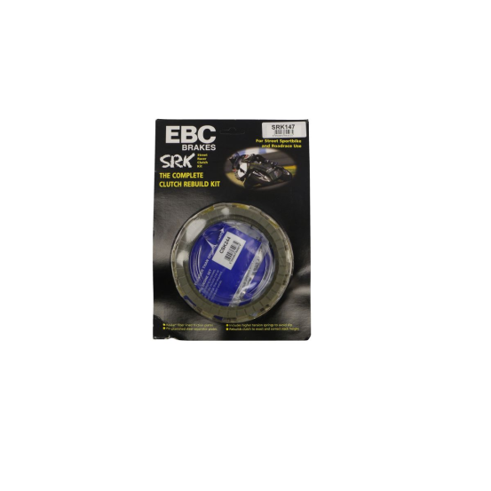 Kit disques d'embrayage garnis + disques lisses + ressorts EBC - SRK Aramid Fiber - TRIUMPH