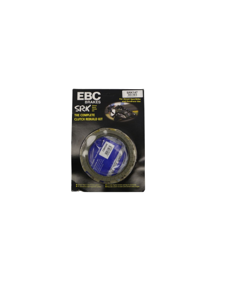 Kit disques d'embrayage garnis + disques lisses + ressorts EBC - SRK Aramid Fiber - TRIUMPH
