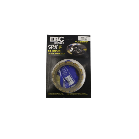 Kit disques d'embrayage garnis + disques lisses + ressorts EBC - SRK Aramid Fiber - SUZUKI