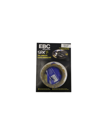 Kit disques d'embrayage garnis + disques lisses + ressorts EBC - SRK Aramid Fiber - SUZUKI
