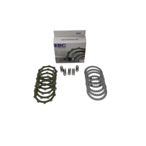 Kit disques d'embrayage garnis + disques lisses + ressorts EBC - SRK Aramid Fiber - HONDA