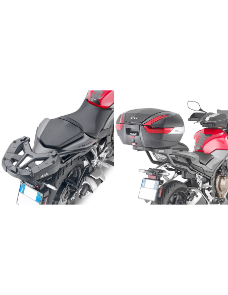 Support top case Givi Monokey - Monolock 1176FZ Honda CB F 500 2019-2023