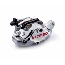 Etrier de frein arrière CNC BREMBO nickelé - Entraxe 84mm - DUCATI - APRILIA - SUZUKI - HONDA - YAMAHA