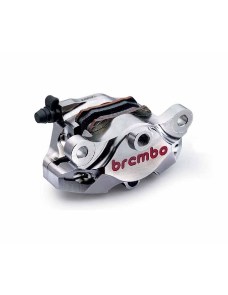 Etrier de frein arrière CNC BREMBO nickelé - Entraxe 84mm - DUCATI - APRILIA - SUZUKI - HONDA - YAMAHA