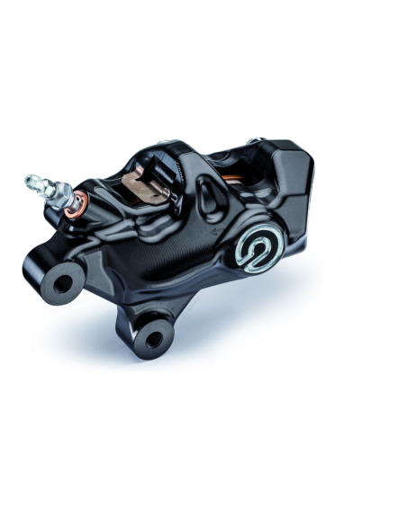 Étrier de frein .484 droit CNC axial BREMBO noir logo 4x32 - Entraxe 69,1mm