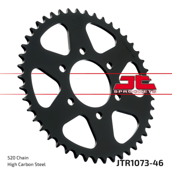 Couronne acier JT - 46 dents - Pas 520 - Réf JTR1073.46