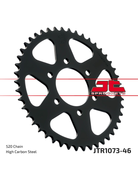 Couronne acier JT - 46 dents - Pas 520 - Réf JTR1073.46