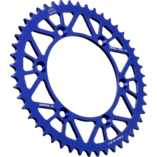 Couronne alu bleue JT - Pas 520 - Nombre de dents au choix