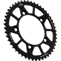 Couronne alu noire JT - Pas 420 - Nombre de dents au choix