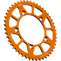Couronne alu orange JT - Pas 420 - Nombre de dents au choix