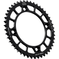 Couronne alu noire JT - Pas 428 - Nombre de dents au choix