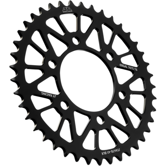 Couronne alu noire JT - Pas 520 - Nombre de dents au choix