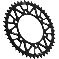 Couronne alu noire JT - Pas 520 - Nombre de dents au choix