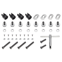 Kit de conversion démontage rapide Givi 12RKIT pour supports valises