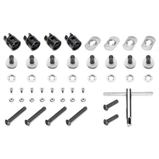 Kit de conversion démontage rapide Givi 12RKIT pour supports valises