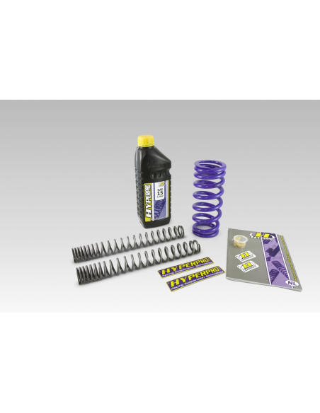 Kit de ressorts avants et arrière pour rabaissement moto HYPERPRO -20 mm - BMW F 800 GS 2013-2017